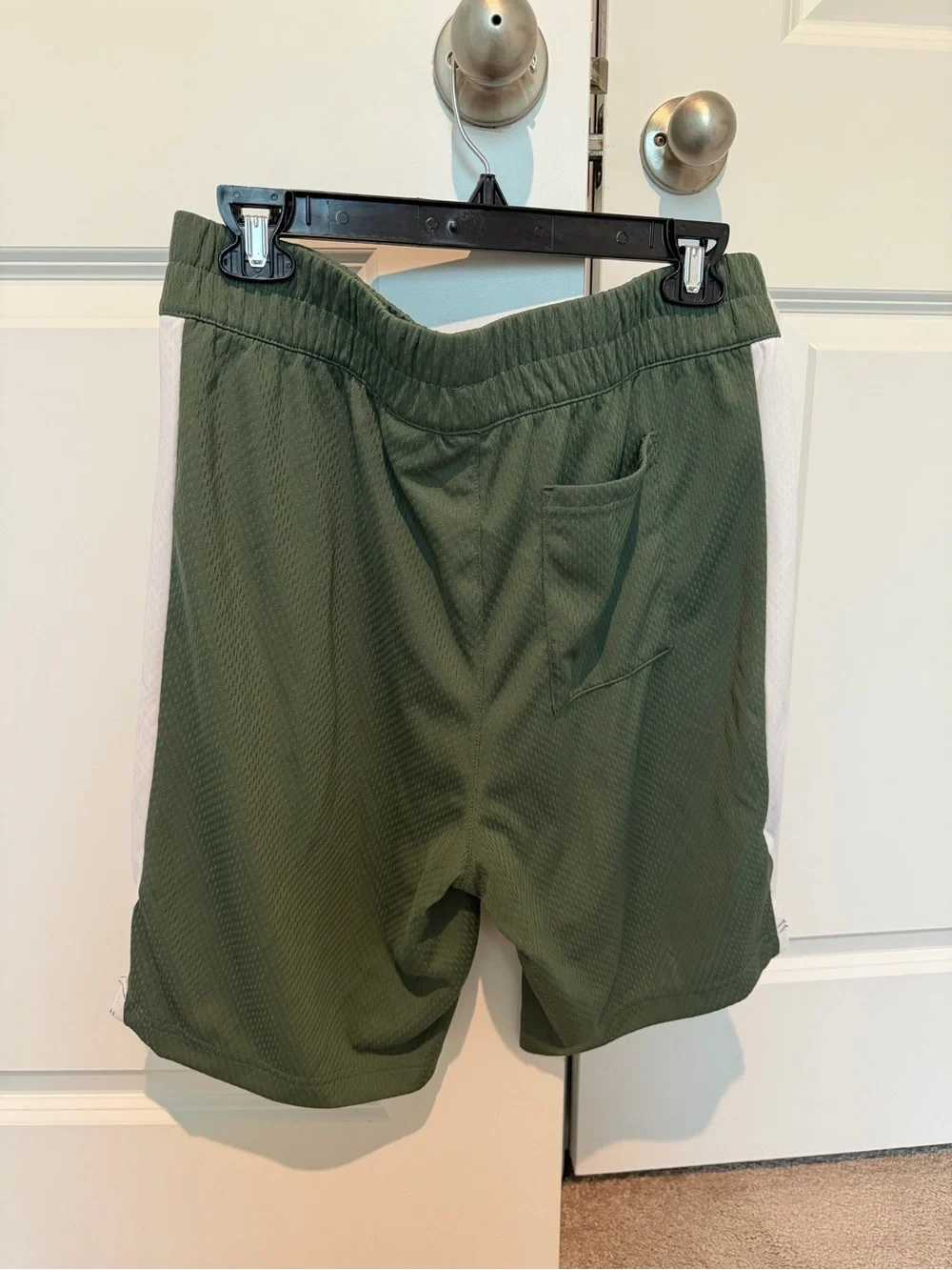 Adidas Mesh Golf Basketball Training Shorts Green White Advr0829 Mens